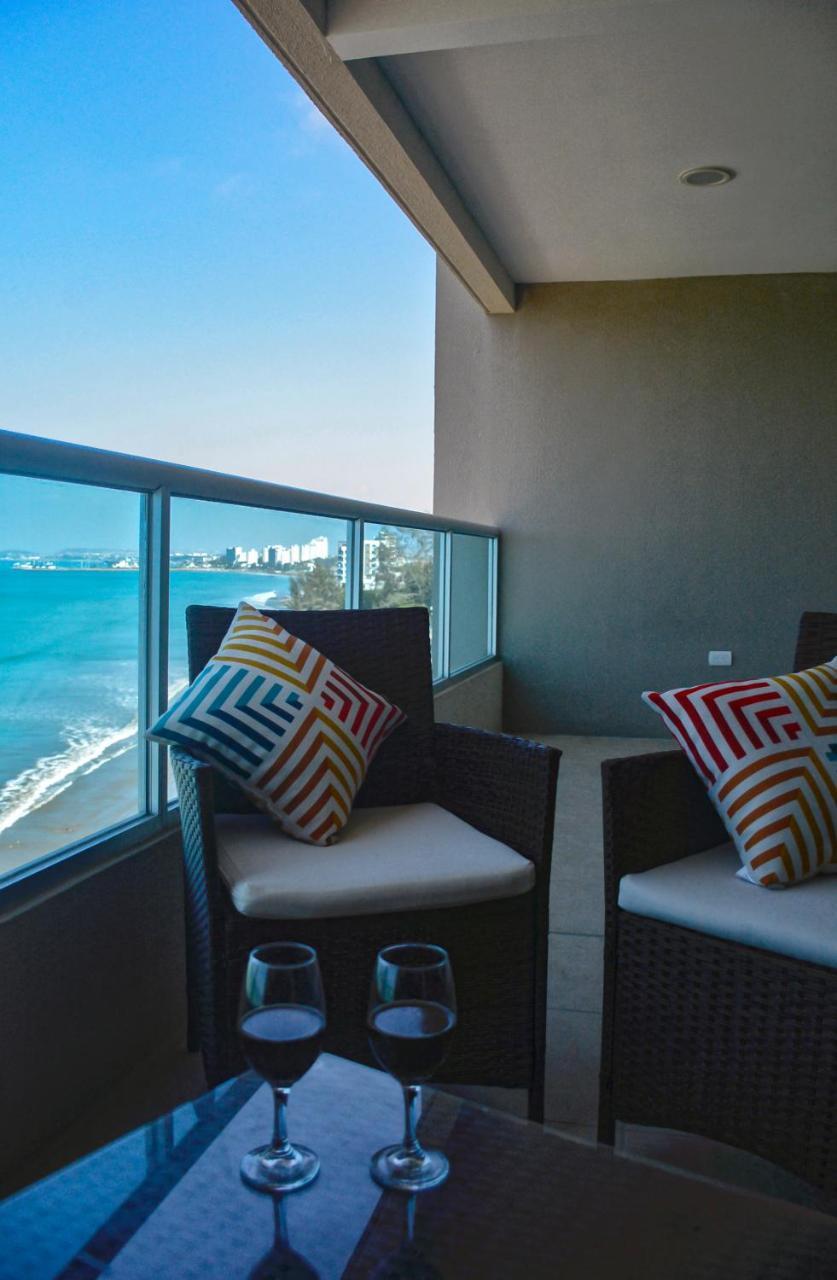 Lindo Departamento Al Pie De Playa Edificio Torre Oceanica Apartment Salinas  Exterior foto