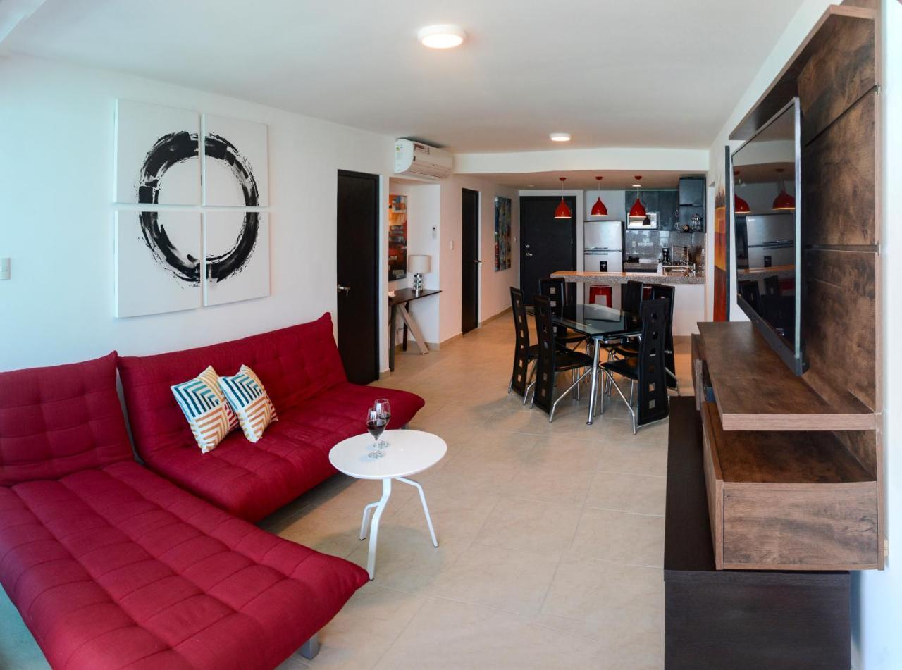 Lindo Departamento Al Pie De Playa Edificio Torre Oceanica Apartment Salinas  Exterior foto