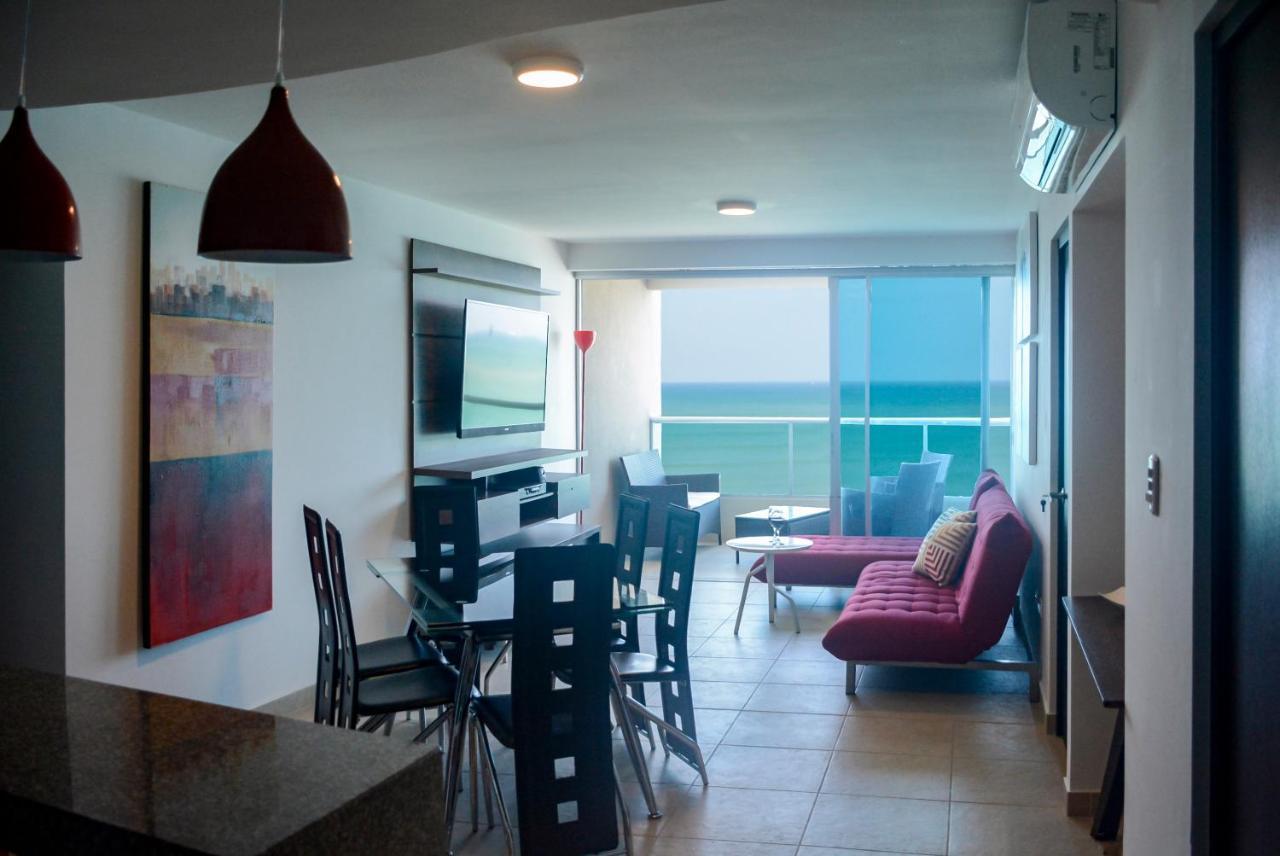 Lindo Departamento Al Pie De Playa Edificio Torre Oceanica Apartment Salinas  Exterior foto