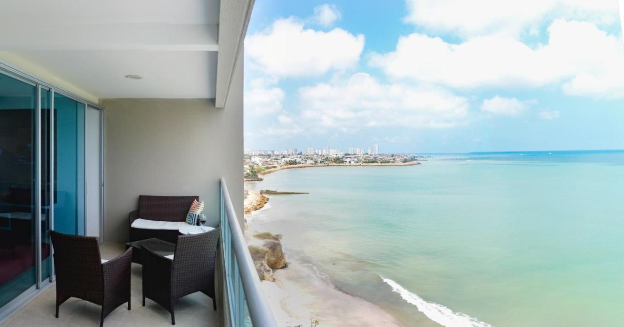 Lindo Departamento Al Pie De Playa Edificio Torre Oceanica Apartment Salinas  Exterior foto